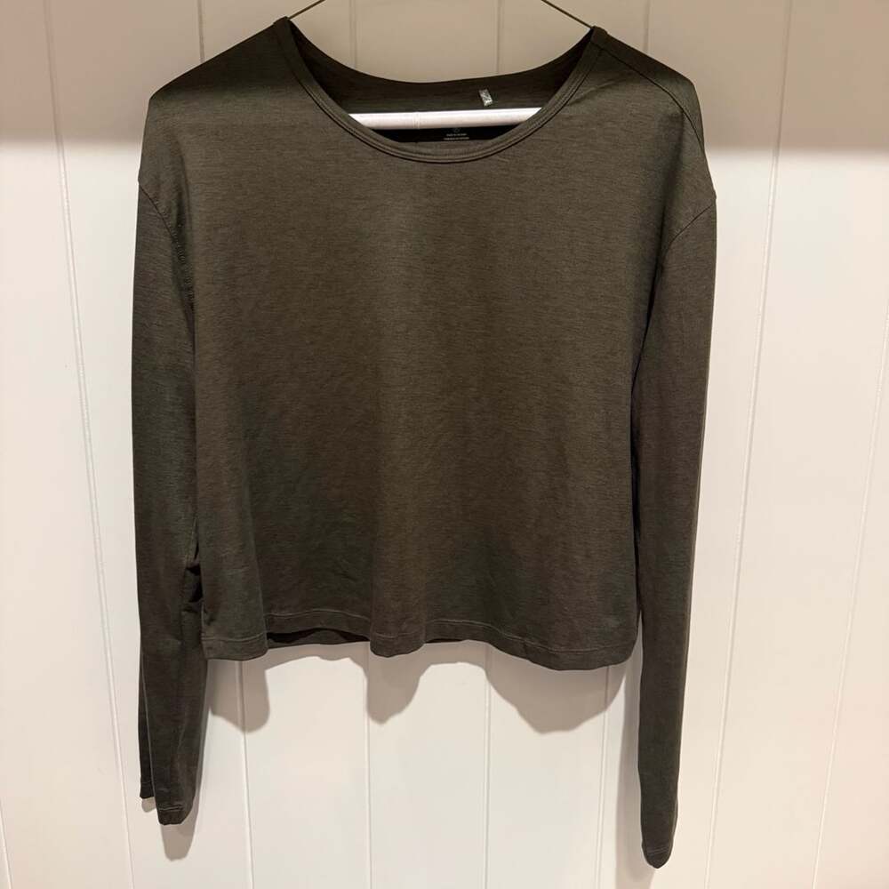TravisMathew Celestia Long-Sleeve Shirt - Olive Green - Women's Size M